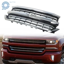 Front Bumper Grille Chrome For 2016-2018 Chevrolet Silverado 1500 84056776