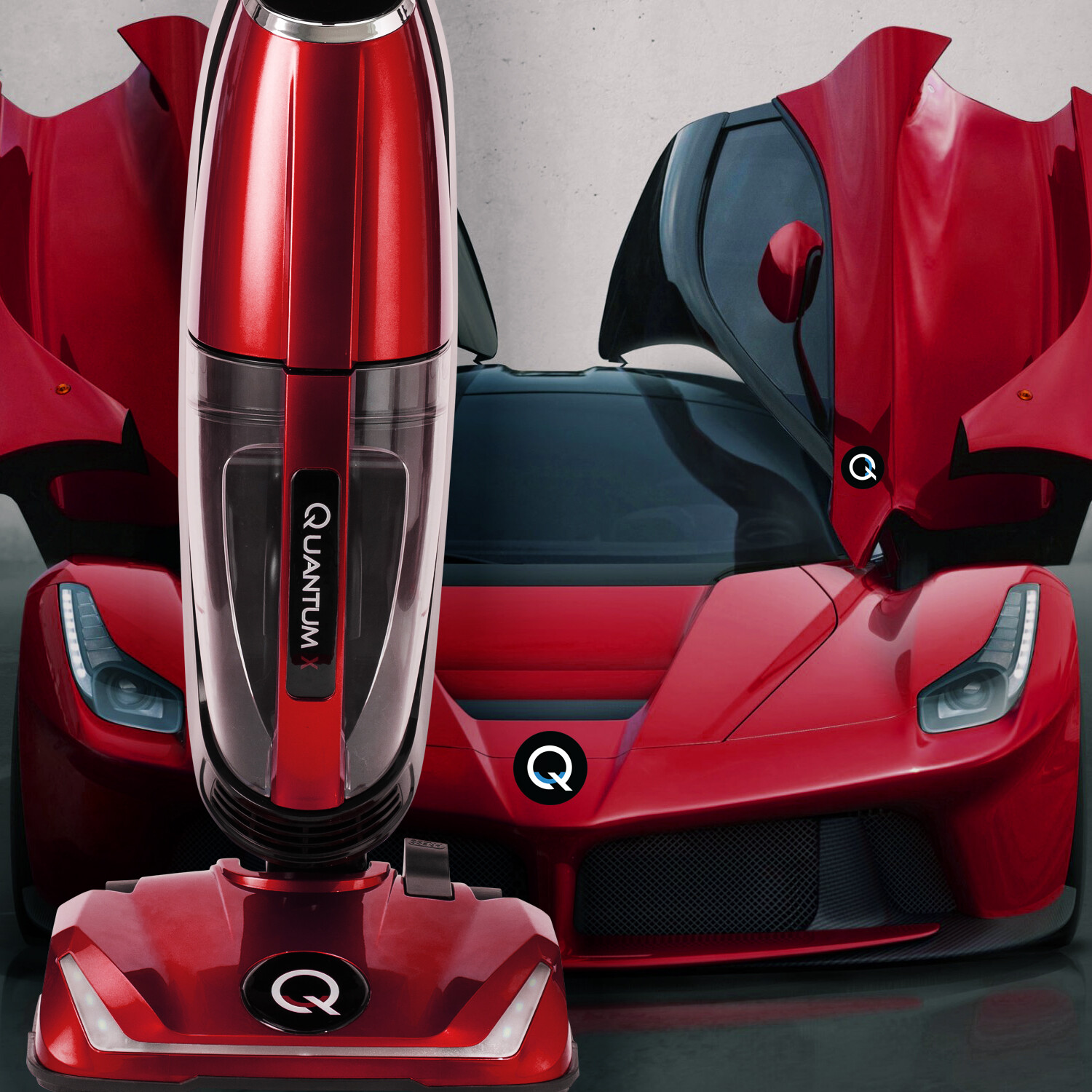 Quantum X Upright Water Vacuum Cleaner No Filters, Reduces Germs, Wet