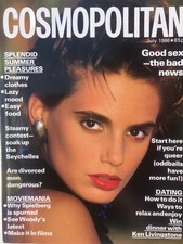 COSMOPOLITAN JULY 1986 - JULIE PANKHURST - MICHAEL CAINE - SKIN CANCER LIZ HOBBS