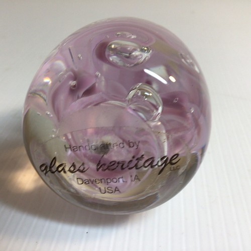 Vintage EGG paperweight, Glass Heritage, handcrafted - Picture 5 of 6