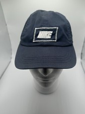 Nike Youth Kids Child Embroidered Strapback Hat Cap One Size Blue White Vtg