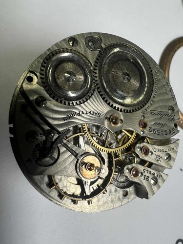 Hamden Y1916 grado nuevo ferrocarril 16 s 21 joyas modelo 5 se vende como pieza - Imagen 22 de 22