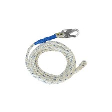 FallTech 8150 50 ft Vertical Lifeline 5/8in Polyester Rope Snap Hook