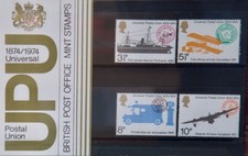 British MINT 1974 Stamp Presentation Pack 1874/1974 Universal Postal Union #64
