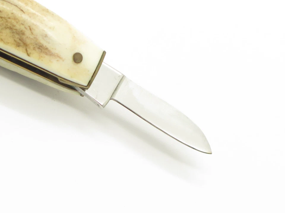 Vintage 1976-1978 Parker Frost Imai Seki Japan Folding Stag Mink 2.87" Knife - Image 4 of 4