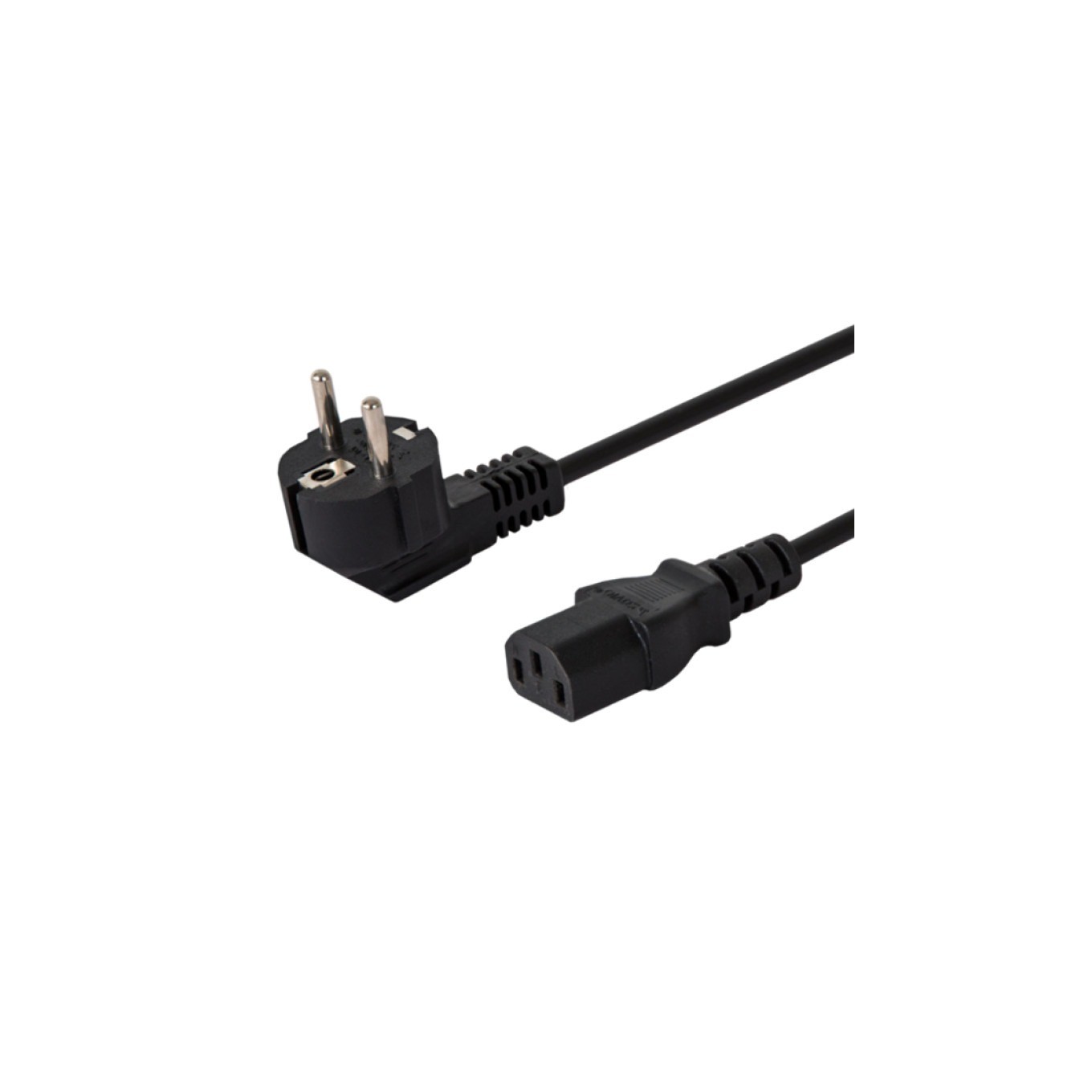Savio Schwarz Cl-98 Kabel De Übertragung 1,8 M Iec C13 Stecker Typ E - Bild 3