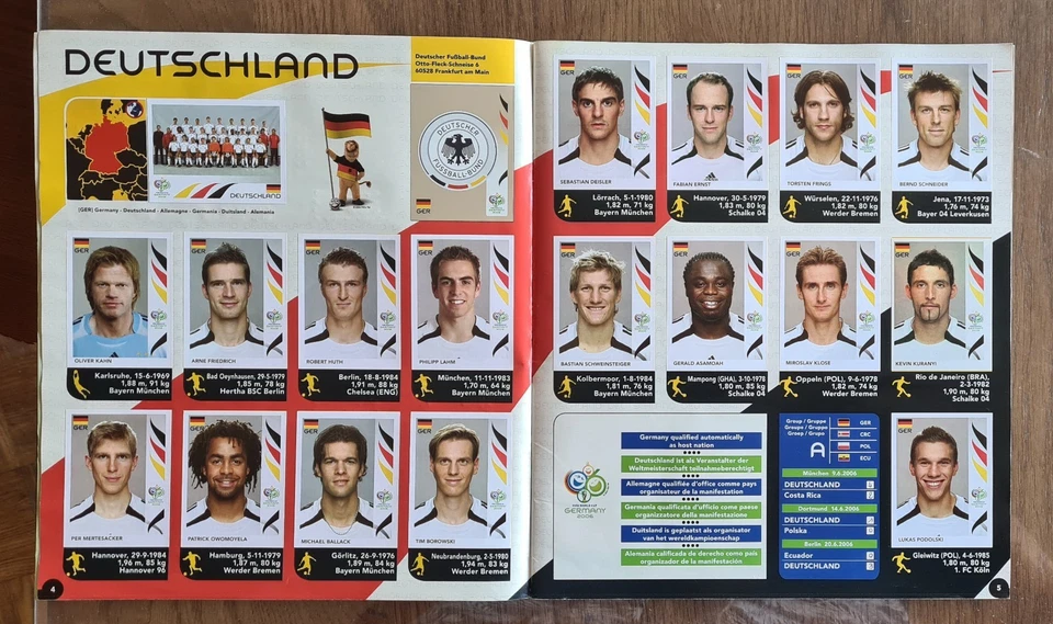PANINI GERMANY 2006  ALBUM COMPLET  World Cup Football  coupe du monde lot 2 - Photo 2/4