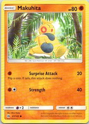 Makuhita 67/149 Sun & Moon Base Set Common
