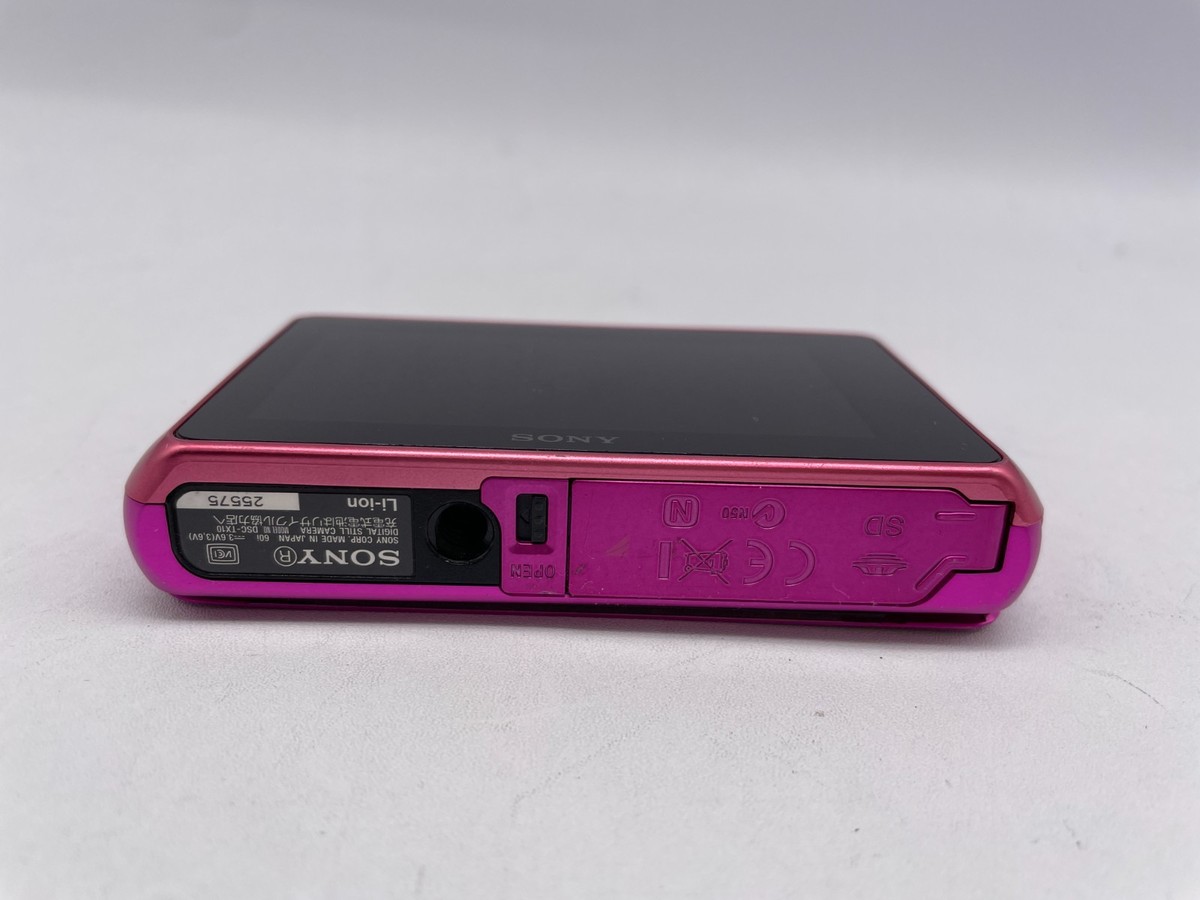 Exc Sony Cyber Shot DSC-TX10 pink Digital Camera 16.2MP japanese