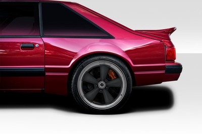 For 1979-1993 Mustang Duraflex Manta Rear Fender Flares - 2 Pieces ( +3 Inches )