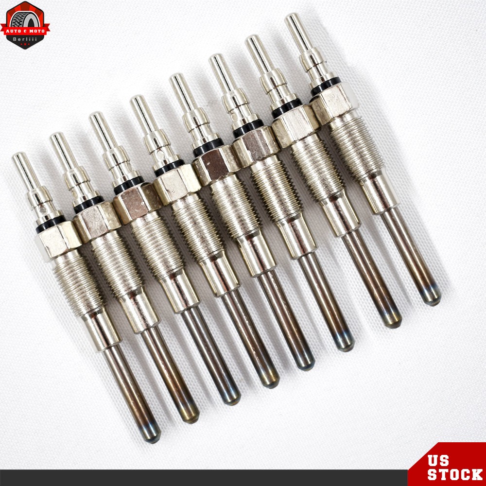 Set of 8 Glow Plugs For 1988-1994 Ford F350 F250 IDI 6.9L 7.3L F2TZ12A342A