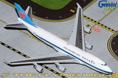 GeminiJets 1:400 747-400F China Southern Cargo B-2473 Interactive Series