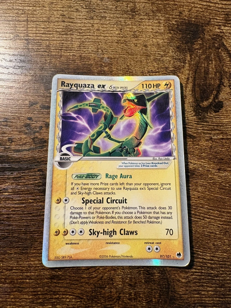 Rayquaza Holo Pokémon TCG Individual Collectible Card Game Cards