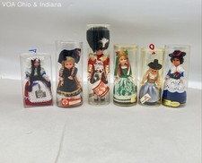 Souvenir Doll Lot Vintage 6 Pieces International Costumes France Italy Germany