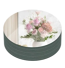 Round Mirrors for Centerpieces 12" Set of 12 Decor for Weddings & Baby Showers