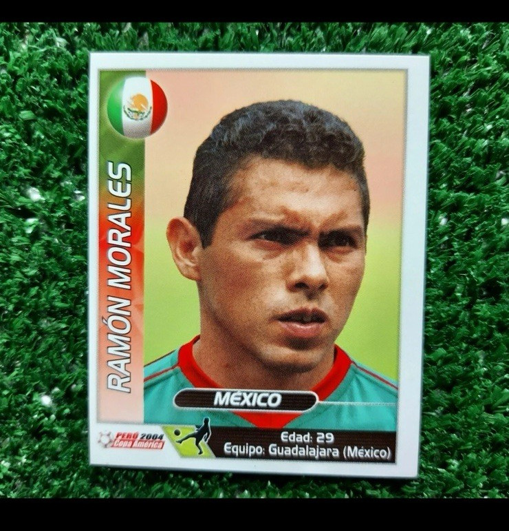 Ramon Morales Mexico Guadalajara Copa America Soccer Trading Card Spanish
