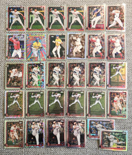 BOSTON RED SOX 30-CARD LOT 2025 Topps Chrome RCs/X-FRACTORS/Refr./Base CAMPBELL