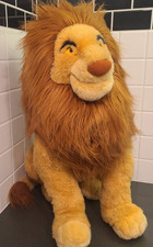 Jumbo Simba Plush 28" The Lion King Ultra Rare Mufasa son Vintage Disney Store