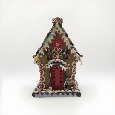 Kurt Adler 13.25 inch Multicolor Gingerbread House With Lights Open Box