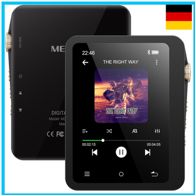 MP3 Player 128GB Bluetooth 5.3 DSD FLAC Touchscreen USB C Lederetui