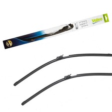 VALEO 2x FLACHBALKENWISCHBLATT SILENCIO AQUABLADE SCHEIBENWISCHER SET | 572312