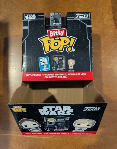 Funko Bitty Pop Star Wars -Single Display Box With Vader In Display - Box Only