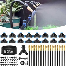 100ft Drip Irrigation Kit Automatic Garden Wa...