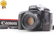  Near MINT Canon EOS 7 ELAN 7E 35mm Film Camera EF 50mm f1.8 II Lens From JAPAN