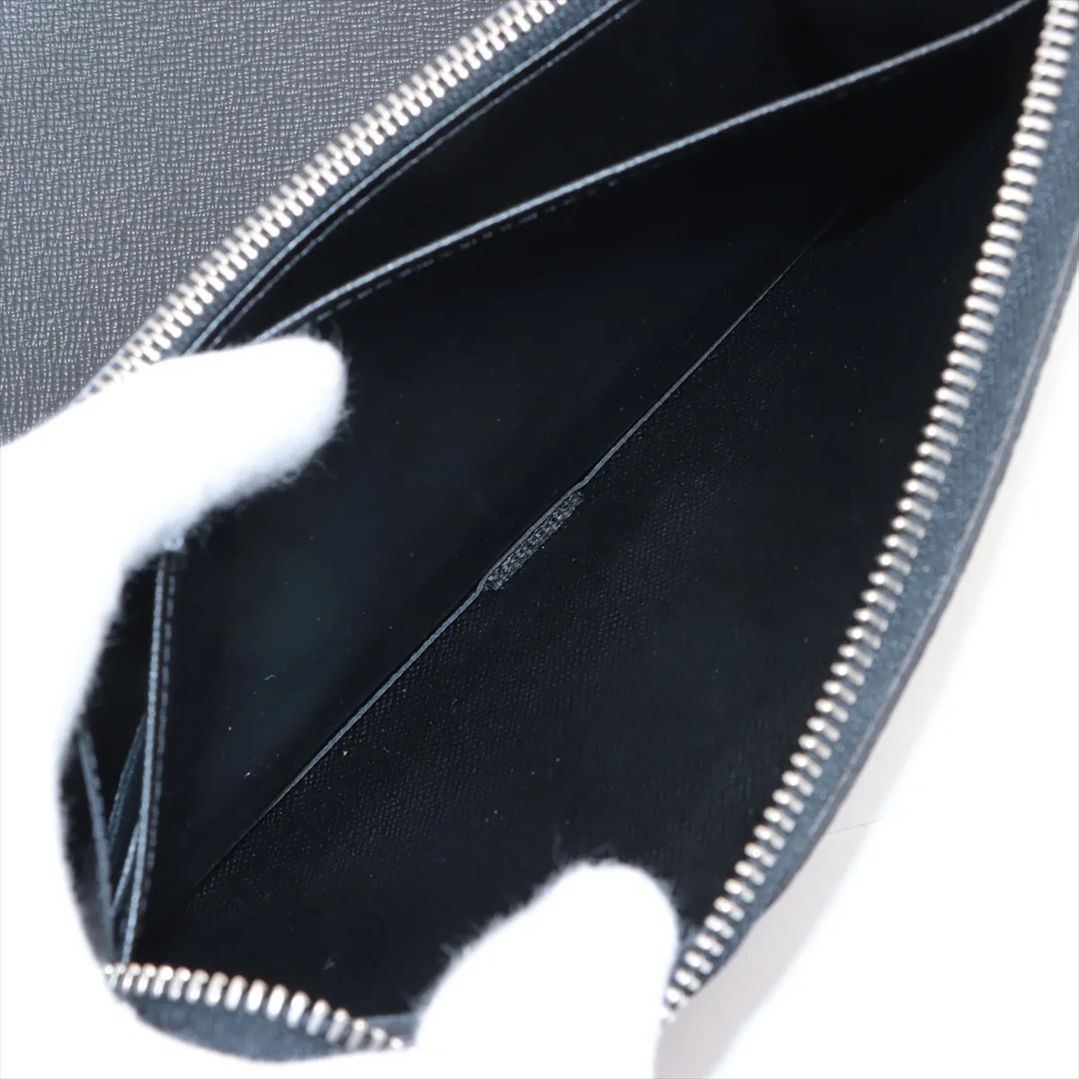 Louis Vuitton Damier Graphite Zippy Organiser N63077 Black Zip Round Wallet thumbnail 5