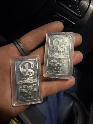 NorthWest Territorial Mint 1 Troy Ounce .999 Fine Silver Bar Dayton NV