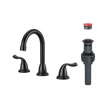 ARCORA Bathroom Sink Faucet 3 Hole, Oil Rubbed Bronze Bathroom Faucet, 8 Inch...