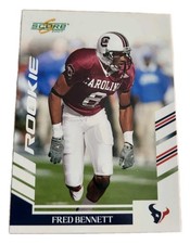 2007 Score #309 Fred Bennett Rookie Houston Texans NFL Football Card (G8. rookie card picture