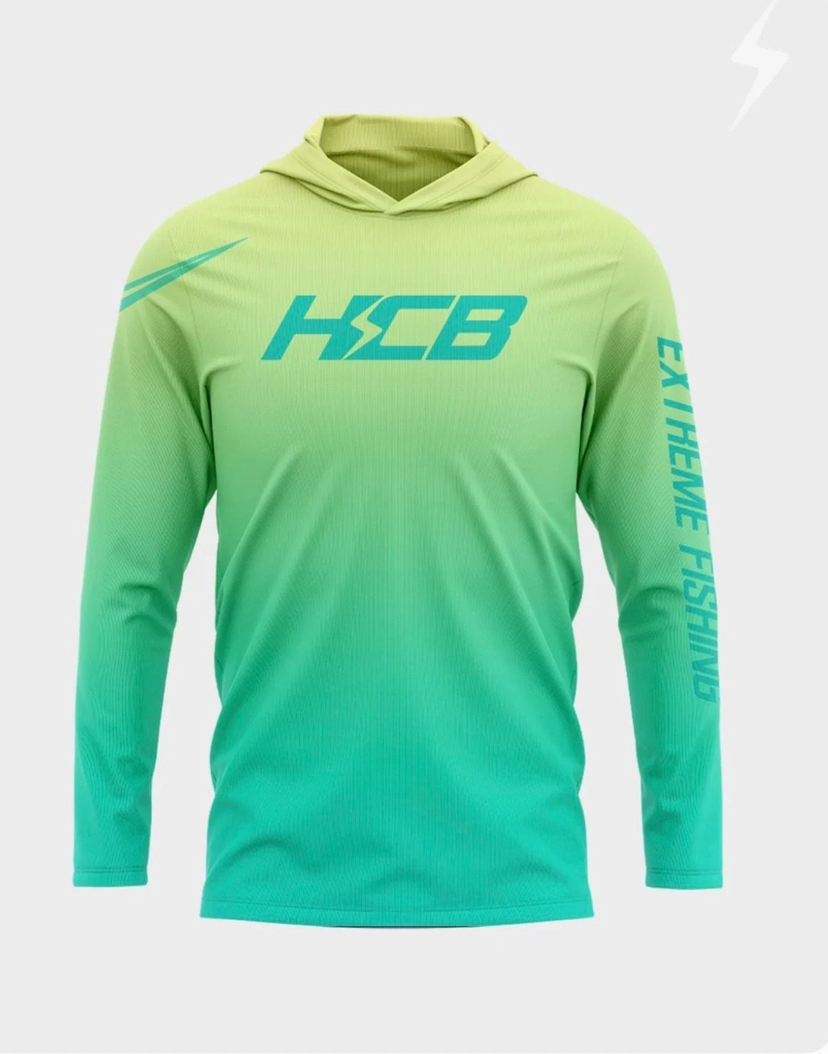 HCB Extreme Fishing Custom Dri-Fit Performance Hooded UV Protection Sun Shirt