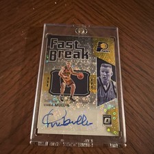 2021-22 CHRIS MULLIN 06/10 AUTO PANINI DONRUSS OPTIC FAST BREAK DISCO GOLD