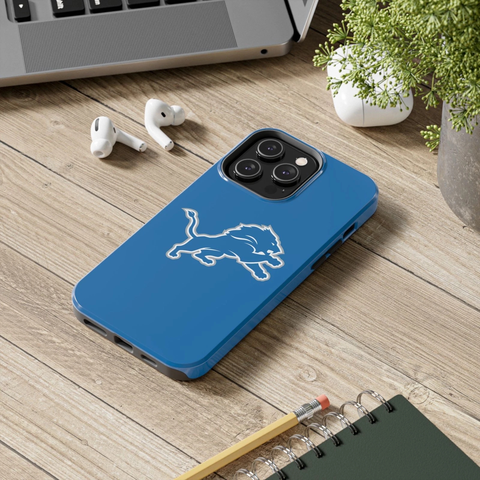 Detroit Lions Durable Phone Case for iPhone