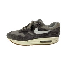 Nike Air Max 1 Premium Crepe Women's Soft Grey Lace Up Low Top Sneakers Shoes 9