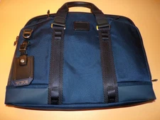 Tumi ALPHA BRAVO ACADEMY 15.5” Nylon Laptop Brief Briefcase - NAVY BLUE ❗️