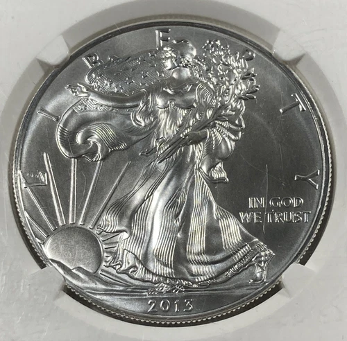 2013-W Silver Eagle ASE 1.00. NGC MS 69. ER.