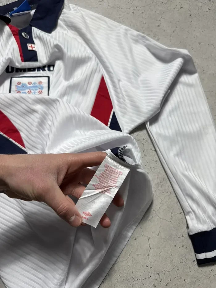 Umbro England Team 1998 Soccer Jersey Long Sleeve | eBay