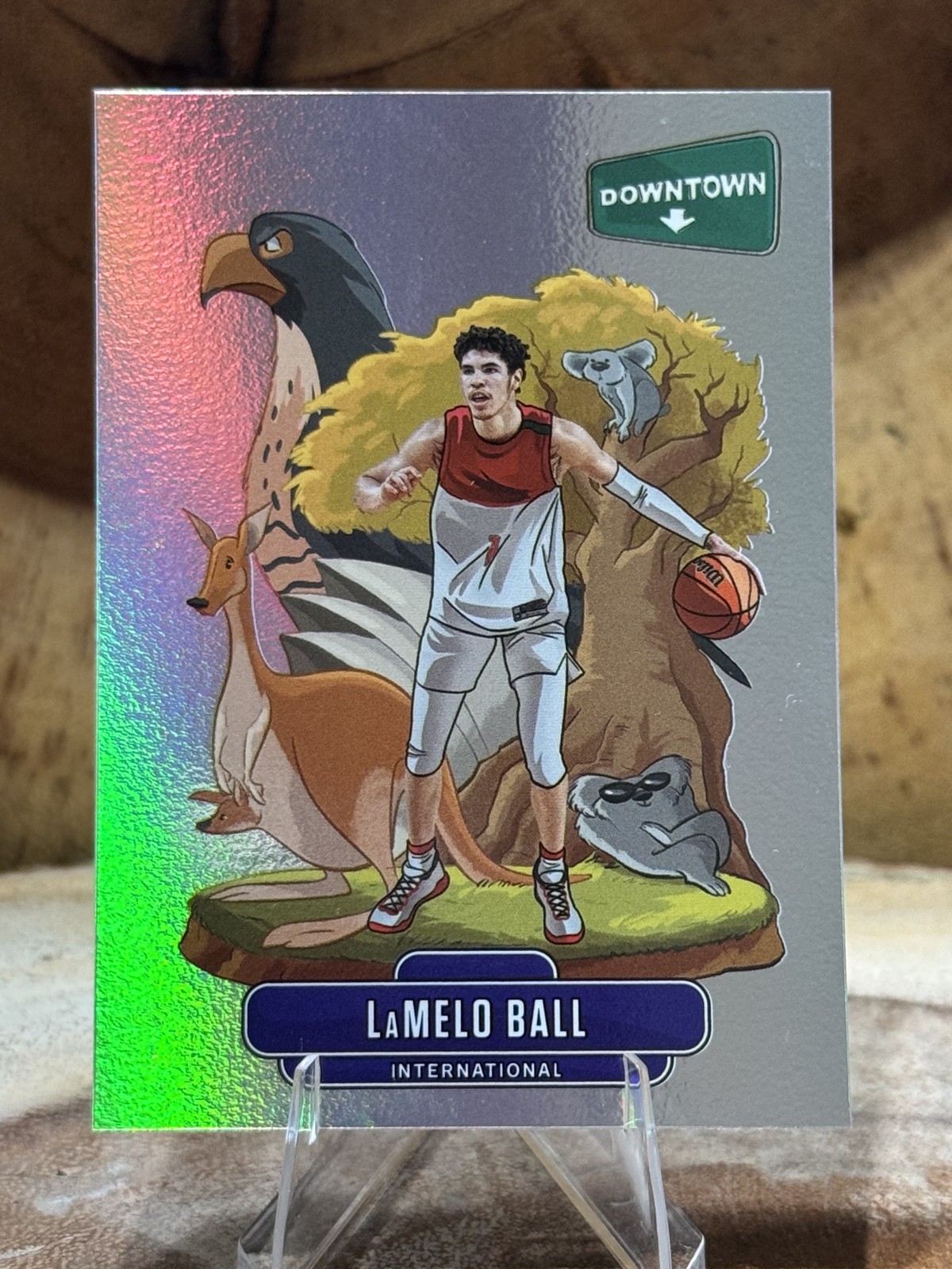 2020-21 Panini Prizm Draft Picks - Downtown LaMelo Ball #D-2 (RC)