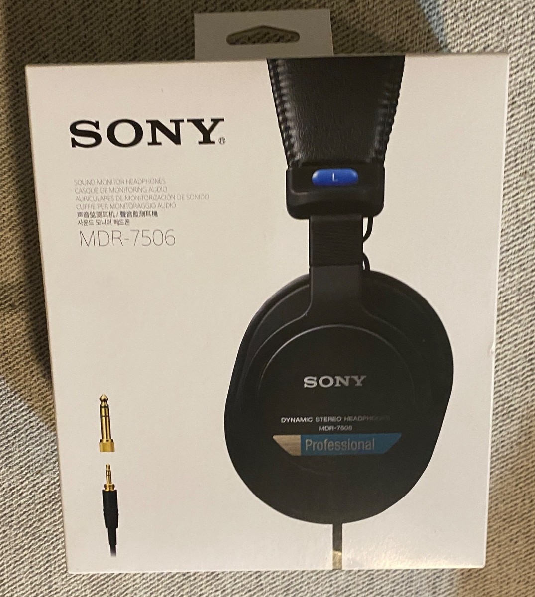 Sony Professional Mdr7506 Sound Monitor Headphones for sale