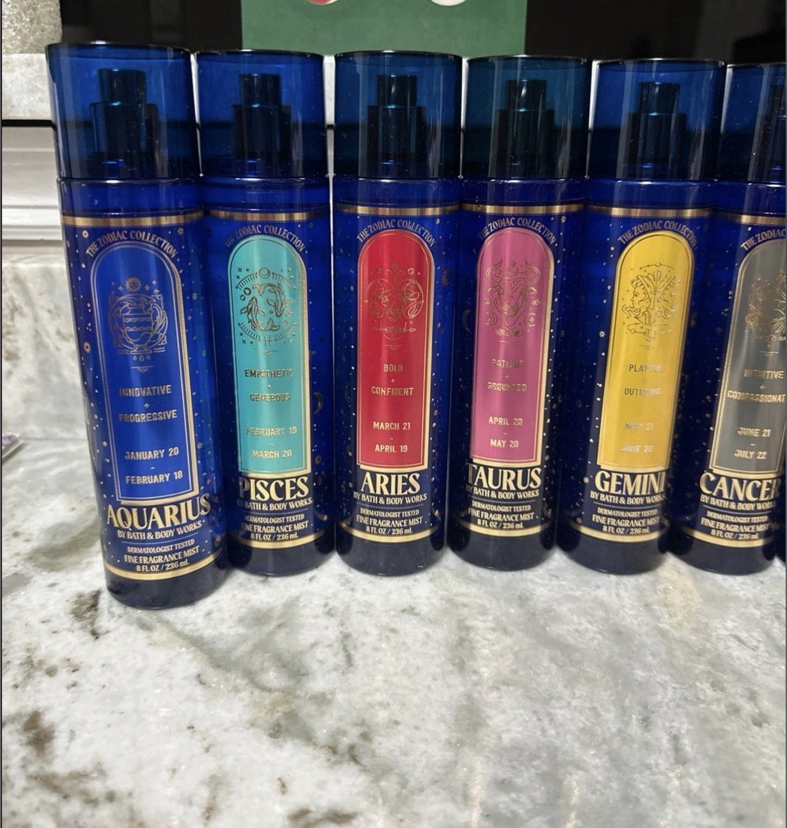Bath & Body Works Limited Edition ZODIAC Collection All 12 Signs