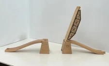 Vintage BRIO #33364 Wooden Draw Bridge With Ramps