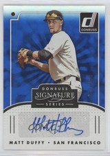 2016 Panini Donruss Signature Series Blue 159/199 Matt Duffy #SGS-MD Auto 0b0