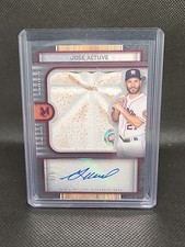 2023 Topps Museum Collection Jose Altuve 3/5 Auto Relic Base Houston Astros