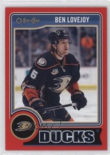 2014-15 O-Pee-Chee Wrapper Redemption Red Border Ben Lovejoy #137 0c3