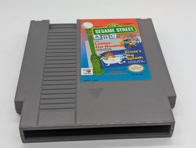 Sesame Street ABC Letter-Go-Round Nintendo NES Tested Working