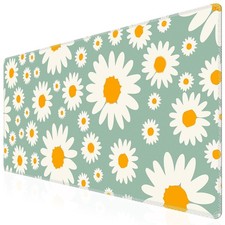 Daisy Non-Slip Rubber Mouse Pad Desk Mat Gaming Keyboard Mat