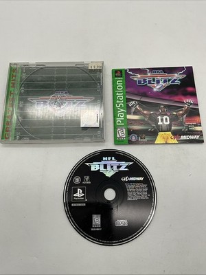 NFL Blitz PS1 Greatest Hits CIB Sony PlayStation 1 1998 Complete Manual + Reg