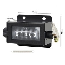Brand New 5 Digit Display Manual Hand Tally Counter Resettable Mechanical Clicke